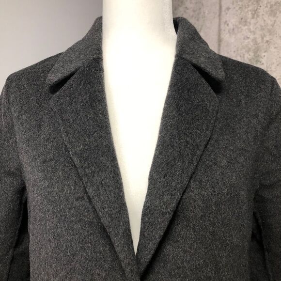 hotel Particulier Single Button Wool Blend Coat - Picture 5 of 13